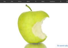 apple vendre pommes croquées apple store