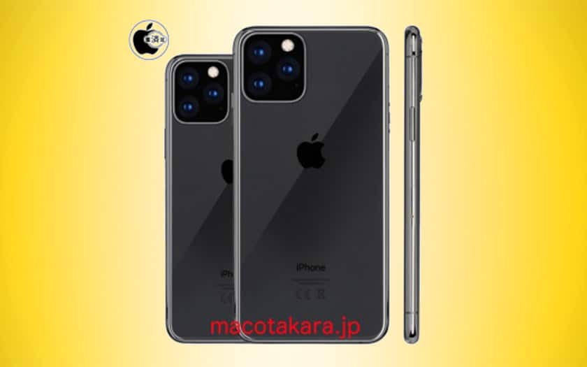 iphone 2019 apple 5 modèles triple capteur photo