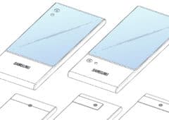 smartphone recouvert ecran samsung
