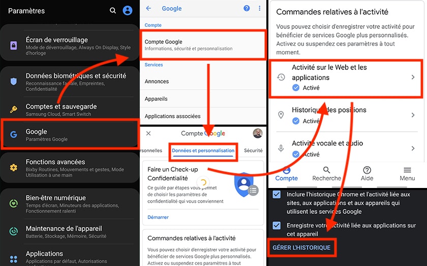 Google Comment Supprimer Automatiquement Votre Historique Web Et Localisation