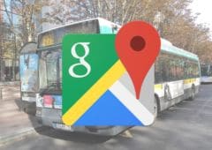 google maps bus