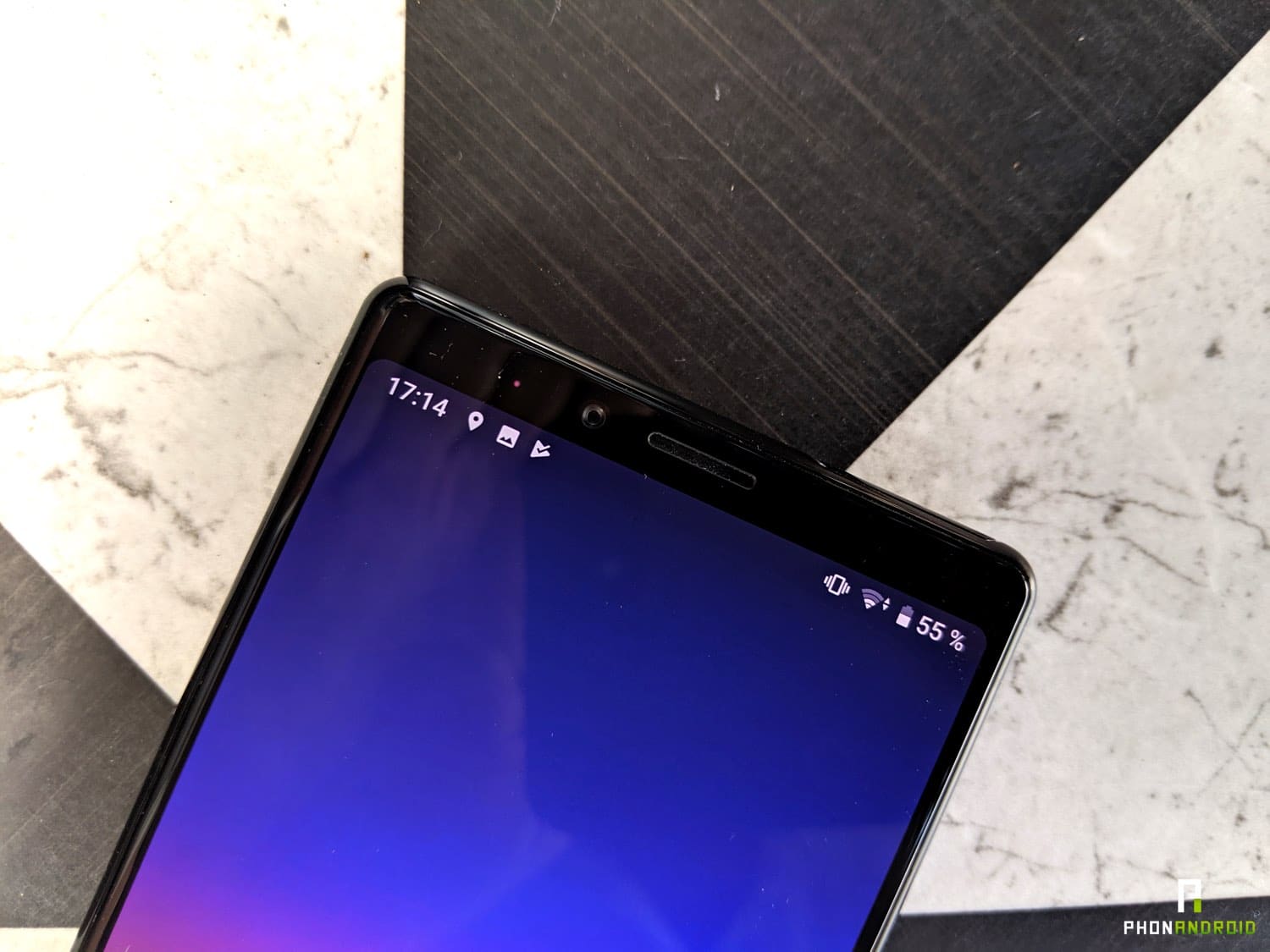 test sony xperia 1 capteur frontal