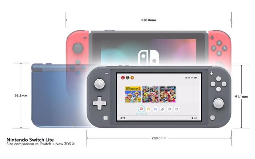 nintendo switch dimensions