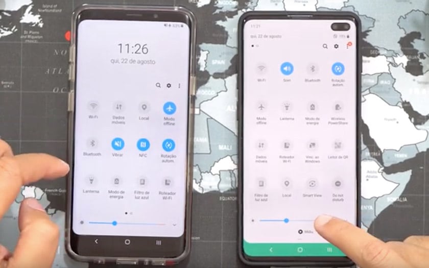 galaxy s10 mise jour android 10 one ui 2 samsung vidéo