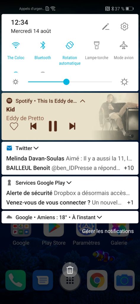 Spotify supprime son widget sur Android et provoque la colère des