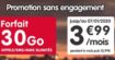 NRJ Mobile : Forfait 30Go sans engagement à 3,99¬ par mois pendant 6 mois