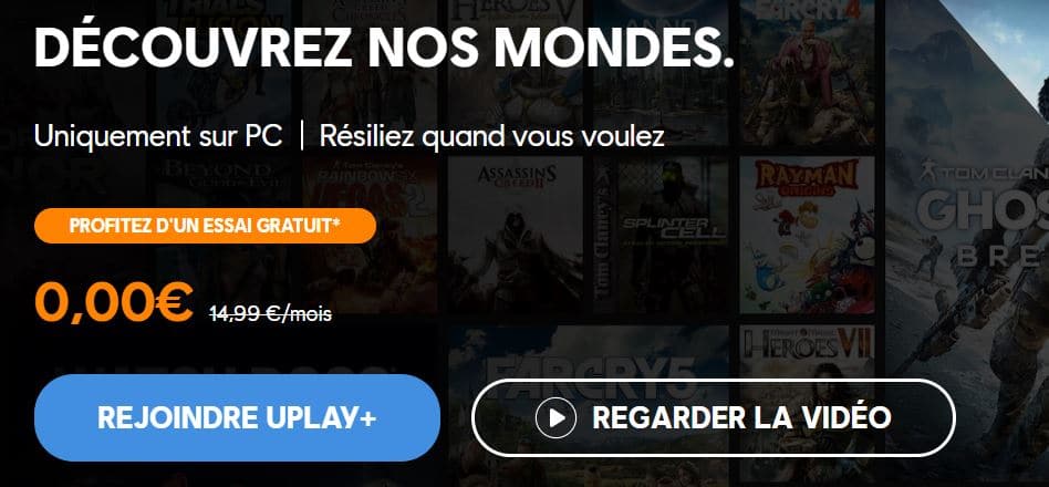 uplay plus gratuit