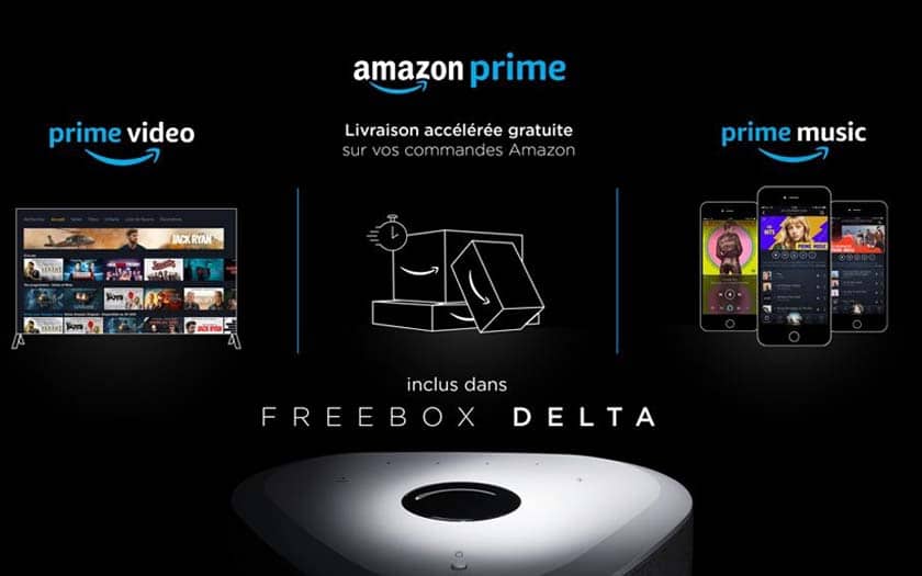 Amazon prime video inclut dans Freebox Delta
