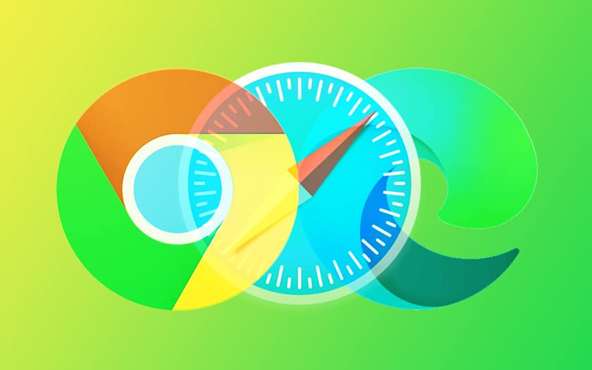 Chrome, Safari et Edge