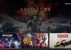 google stadia interface