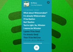 spotify paroles