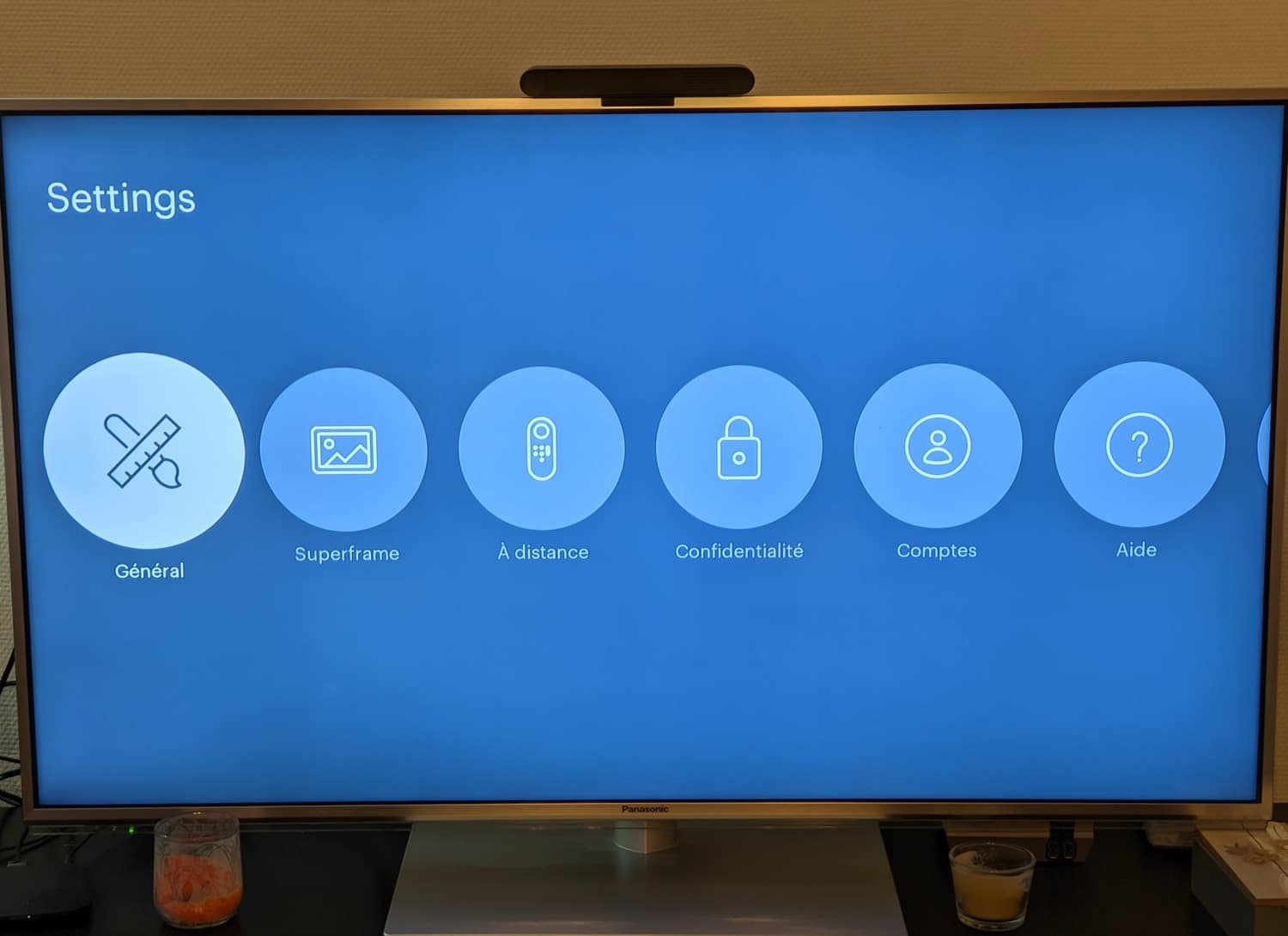 test facebook portal tv parametres