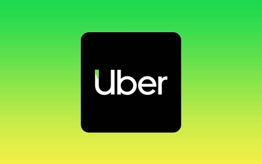 logo uber fond vert