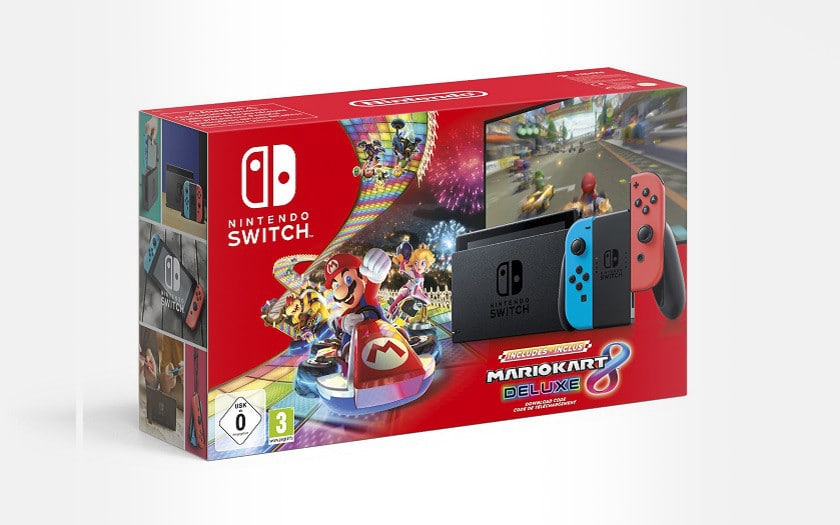 Offre Limitée La Nintendo Switch Mario Kart 8 Deluxe