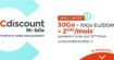 Forfait Cdiscount Mobile 30 Go à 2,99 ¬ par mois sans engagement pendant 6 mois