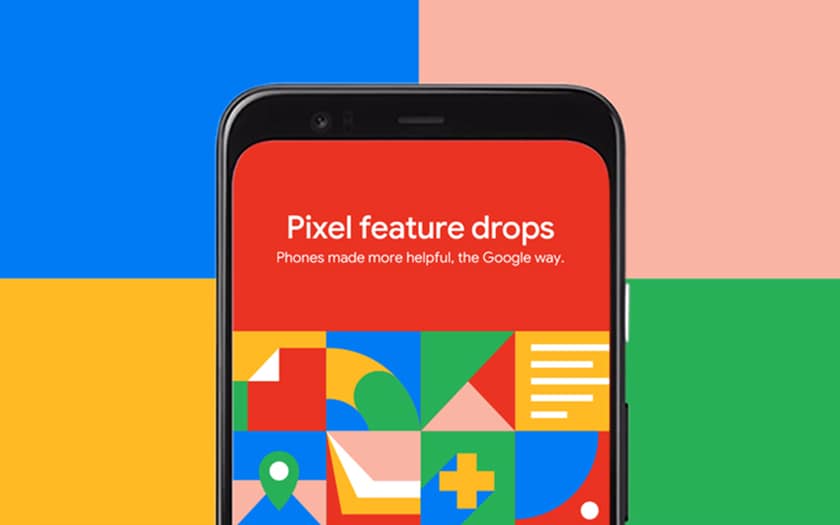 Pixel feature drops