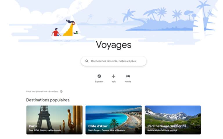 voyages google