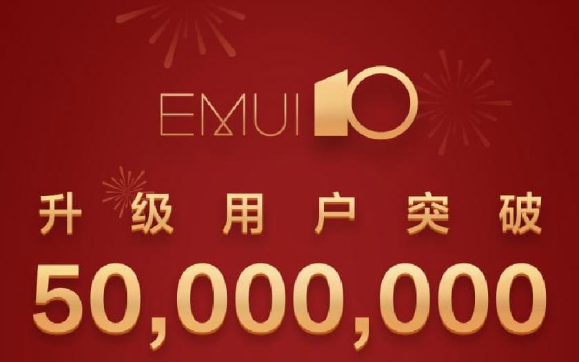 huawei emui 10 50 millions d'utilisateurs