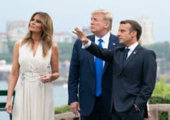 melania trump macron