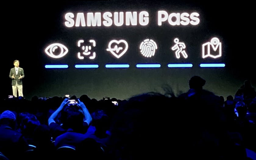 Slide Samsung Pass Face ID Apple
