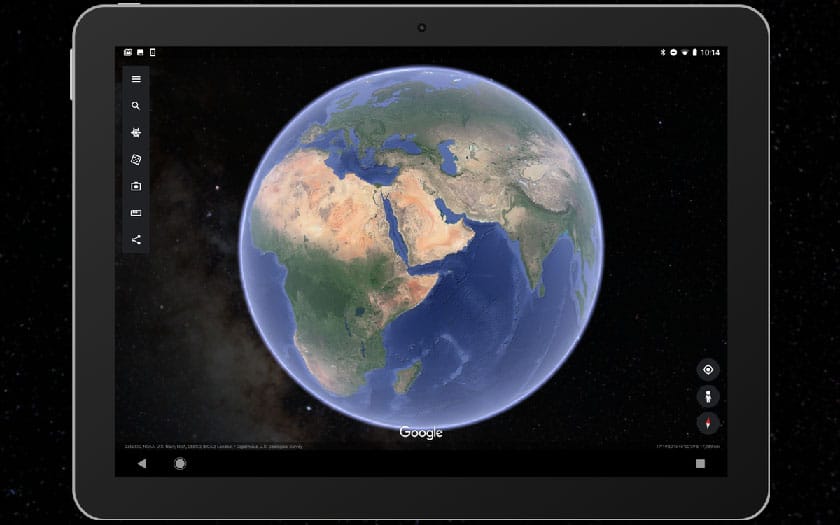 google earth étoiles smartphone