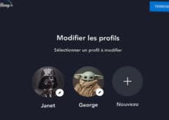 modifier profils