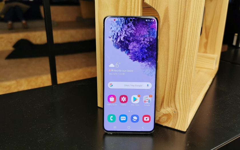 galaxy s20 écran