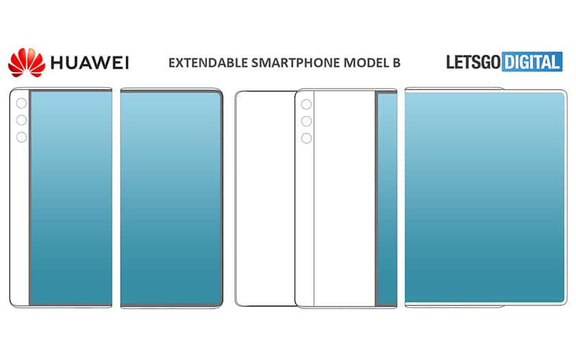 Huawei Smartphone etirable
