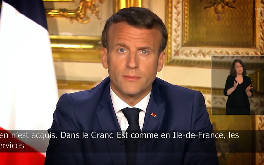 Allocution télévisée Macron StopCovid