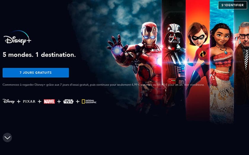 Essai Disney+ gratuit pendant 7 jours