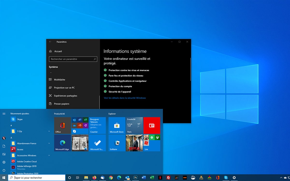 átomo saldar conectar Windows 10 : la version 32 bits est presque morte, Microsoft arrête sa  prise en charge en OEM
