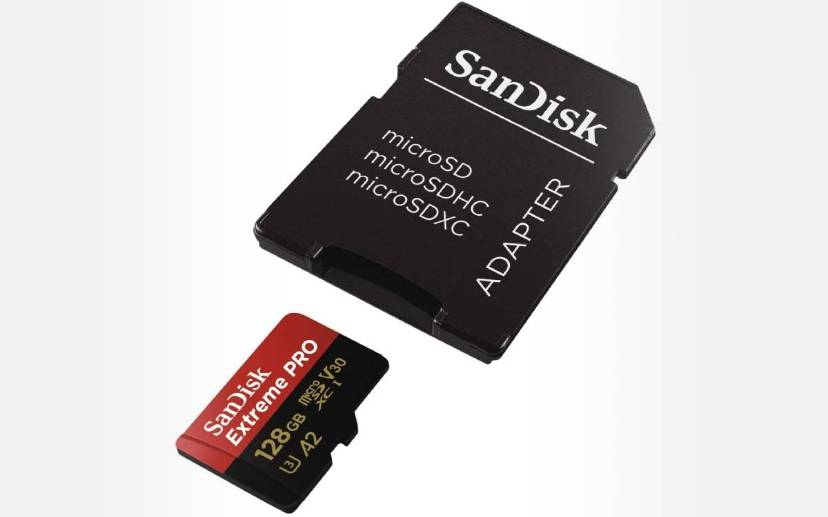 carte mémoire microSDXC SanDisk Extreme PRO 128 Go pas chère