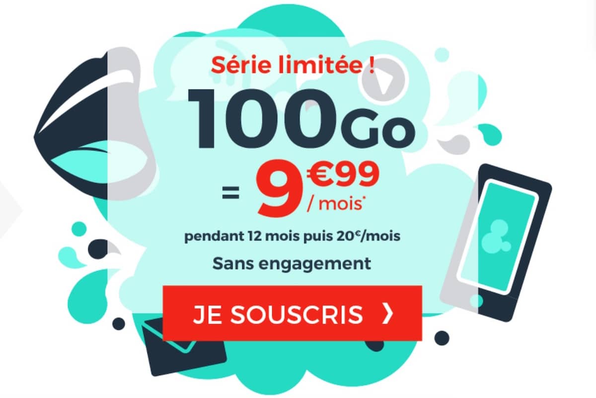 Offre Forfaitaire De Réduction Mobile De 100 Go