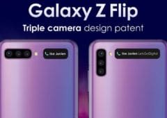 galaxy z flip 2 design triple capteur photo