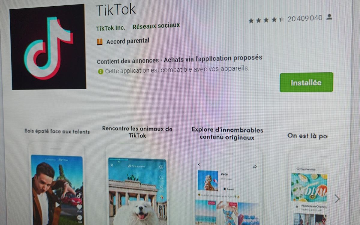 L’application Tiktok