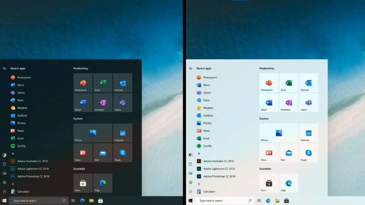Windows 10 2021 Nouveau menu demarrer