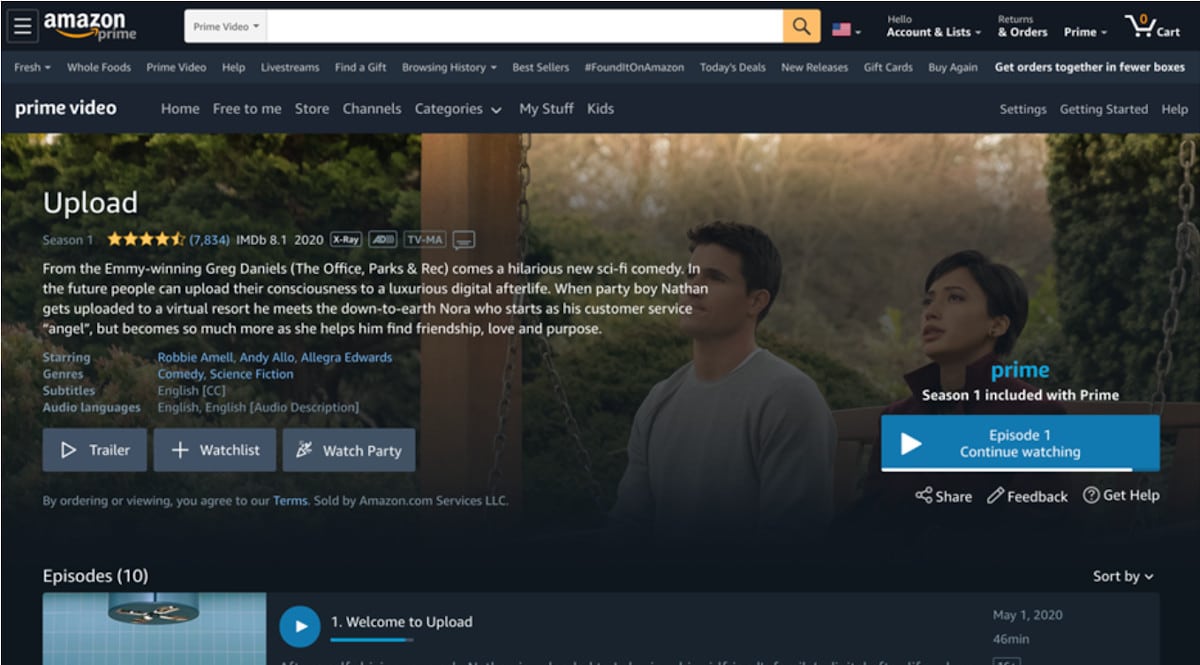 amazon prime video watch party 2