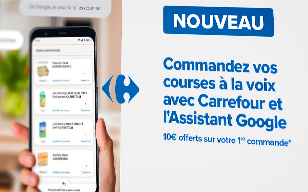 Carrefour Google Assistant