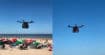 Domino's Pizza teste la livraison de pizza sur une plage avec des drones