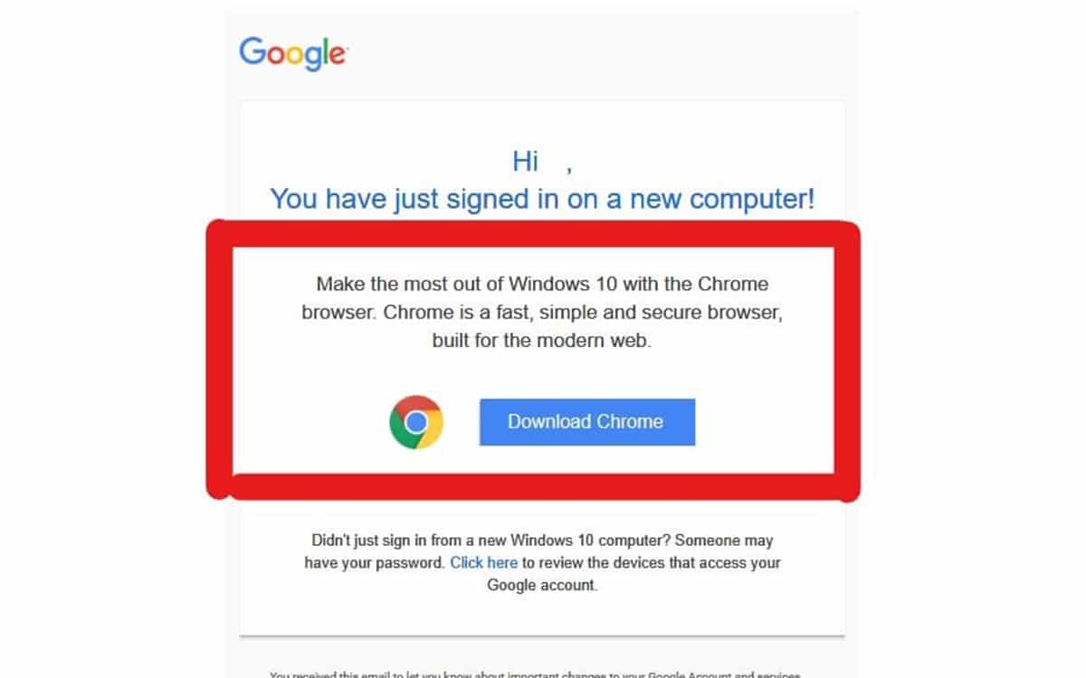 google chrome edge gmail