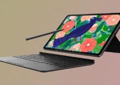 La Galaxy Tab S7.