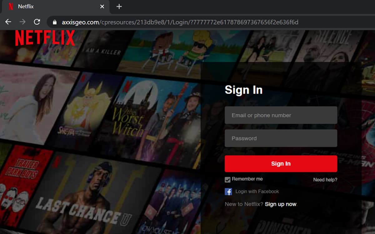 Netflix attaque phishing vole coordonnées bancaires