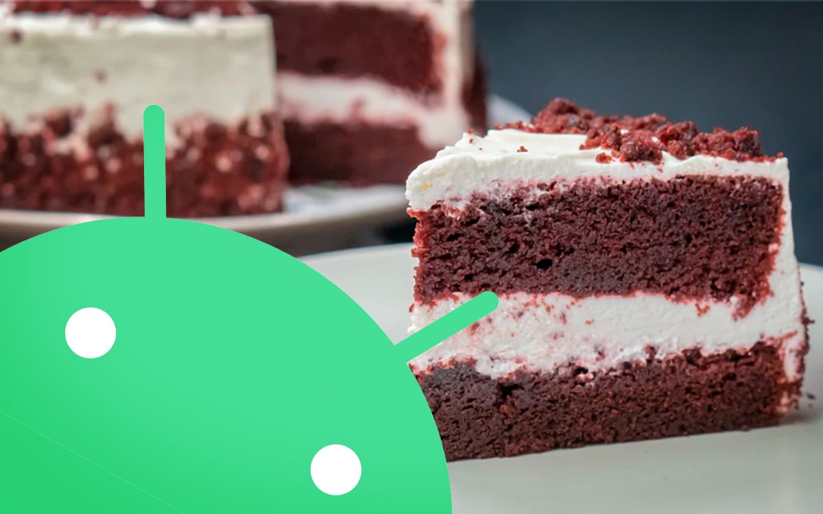 Android 11 nom red velvet cake
