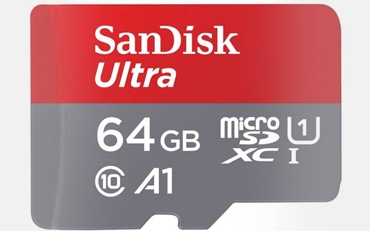 carte Sandisk Ultra microSDHC 64Go pas chère