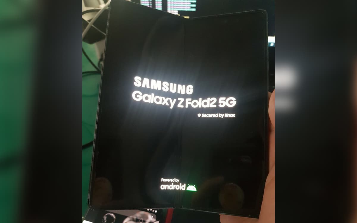 galaxy z fold 2 photo volée