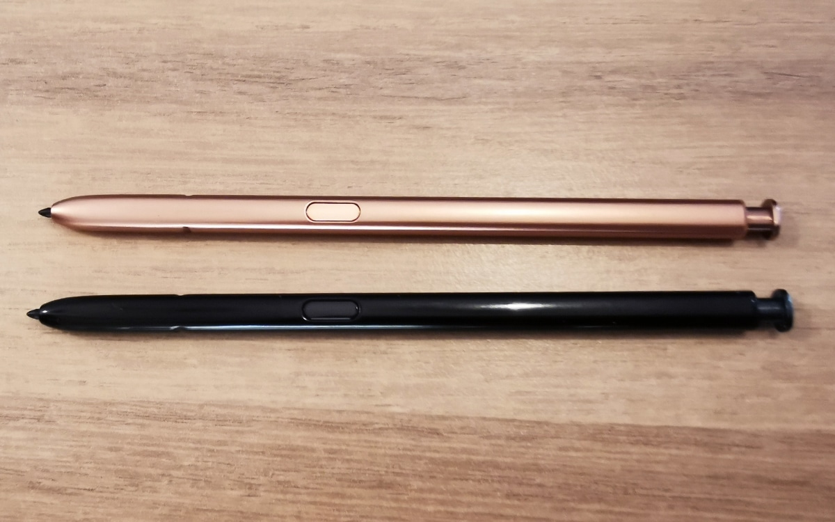S Pen Galaxy Note 20 Ultra et Galaxy Note 9