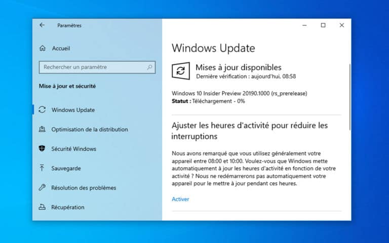 Windows 10 La Mise à Jour 20190 Permet De Mieux Gérer Les 2714