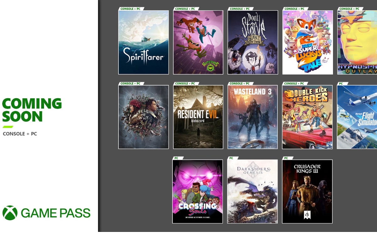 xbox game pass mise à jour fin aout 2020