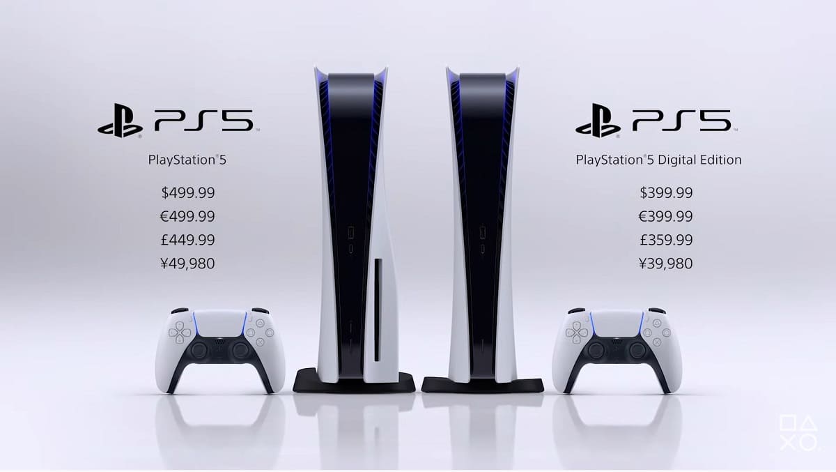 PS5 disponible le 19 novembre 2020 à 499 €