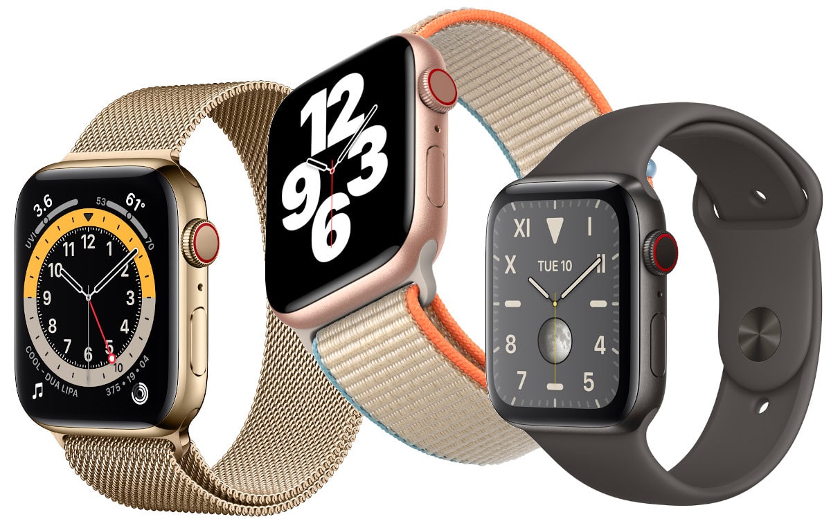 Apple Watch Series 6 vs Watch SE vs Watch Series 5 quelle est la